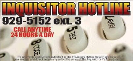 INQUISITOR HOTLINE