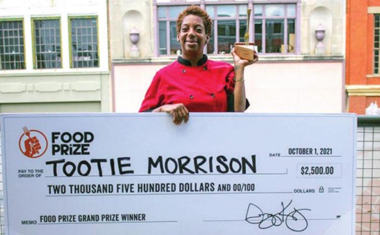 Congrats to Chef Tootie Morrison