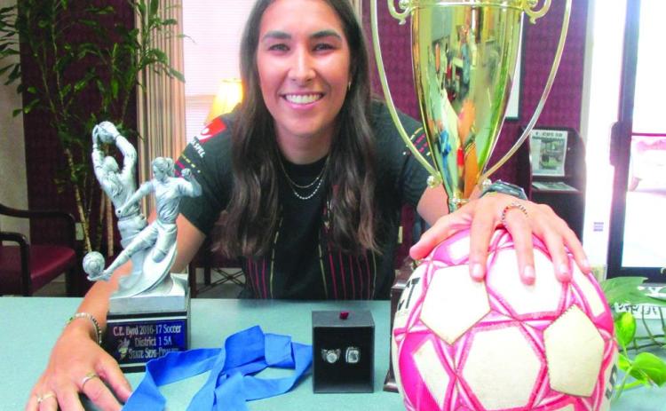 Madeline Talbot at the top of her game in soccer