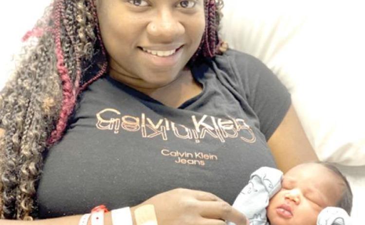 1st Baby Born in 2023 at Minden Medical Center Has Mom with Same Birthday!