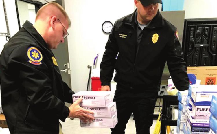 Local college, mall donate personal protective equipment to BCFD, hospitals