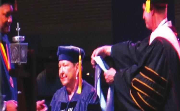 LELA MAE WILKES PRESENTED HONORARY DOCTORATE AT NORTHWESTERN STATE UNIVERSITY