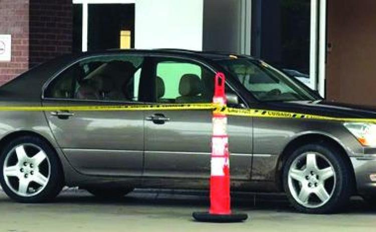Car hit by gunfire on Terry Bradshaw Passway