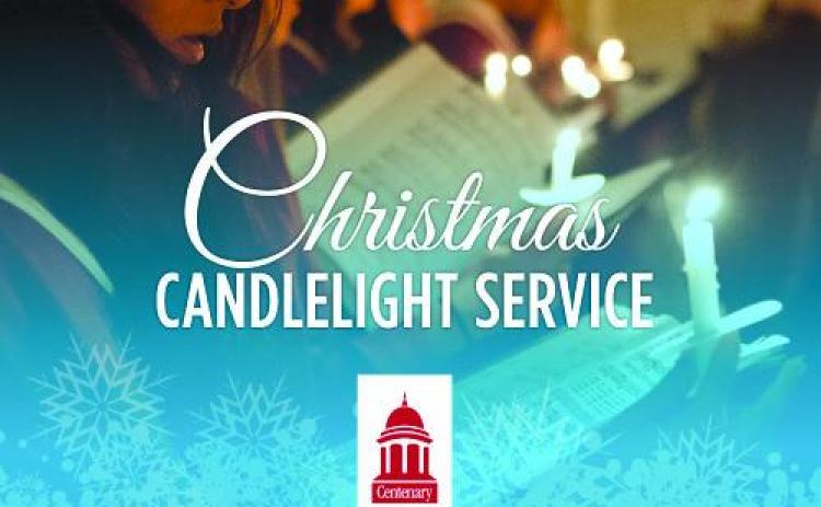 Centenary's Christmas Candlelight Service is December 2 at Brown Chapel