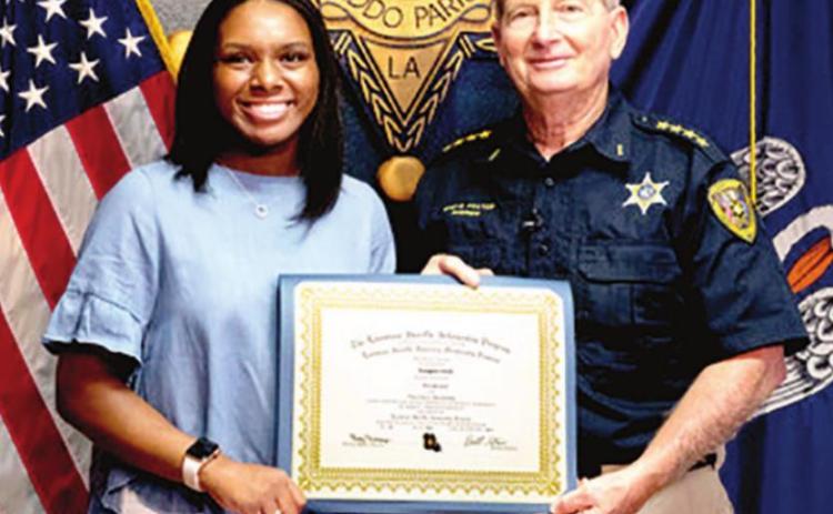 Caddo sheriff announces recipient of college scholarship