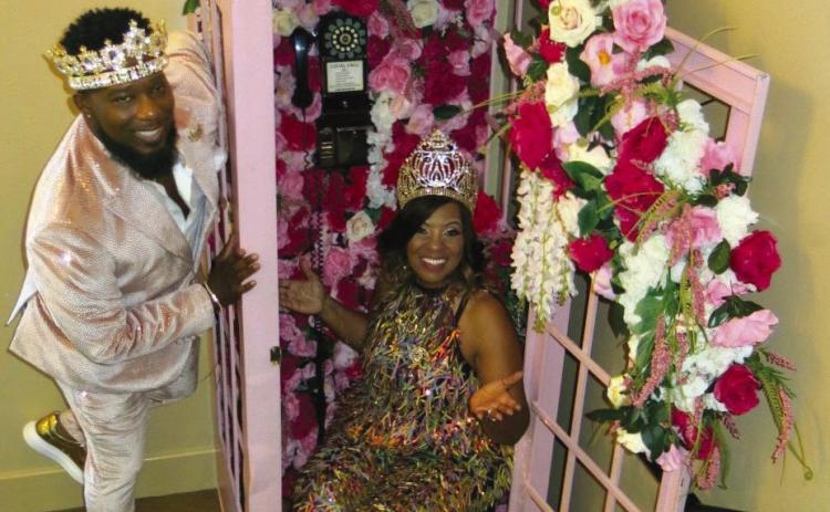 Mardi Gras Krewe Harambee King XXII LaTari Fleming and Queen Kathy Green