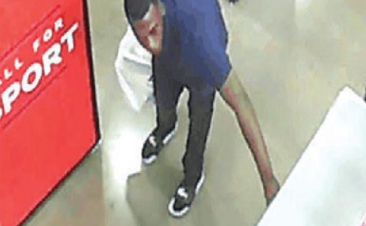 Police seek identity of man wanted for shoplifting