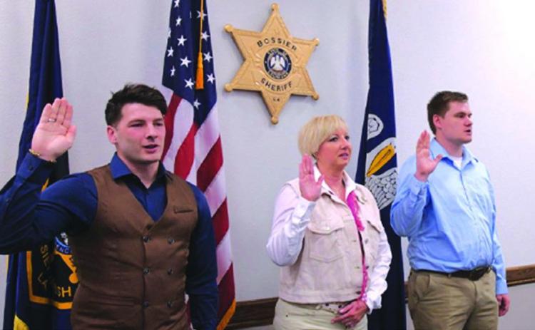 Swearing-in ceremony for newly hired deputies, corrections officer!