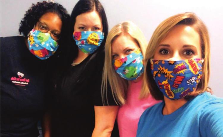 Volunteers help create, donate masks