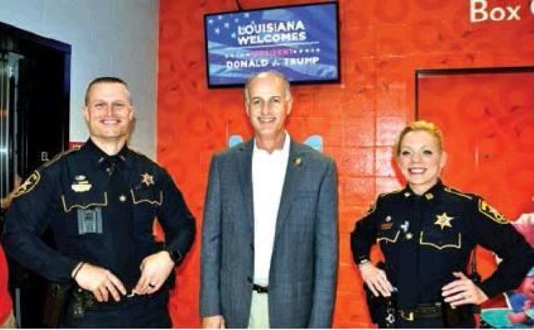 Bossier Deputies aid in successful POTUS visit