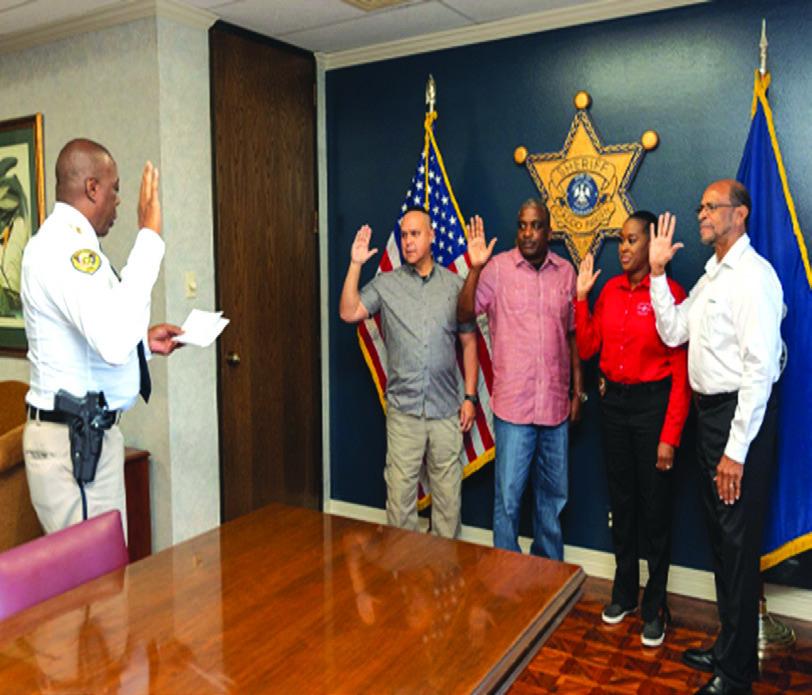 Caddo Parish Sheriff swears in four new deputies!