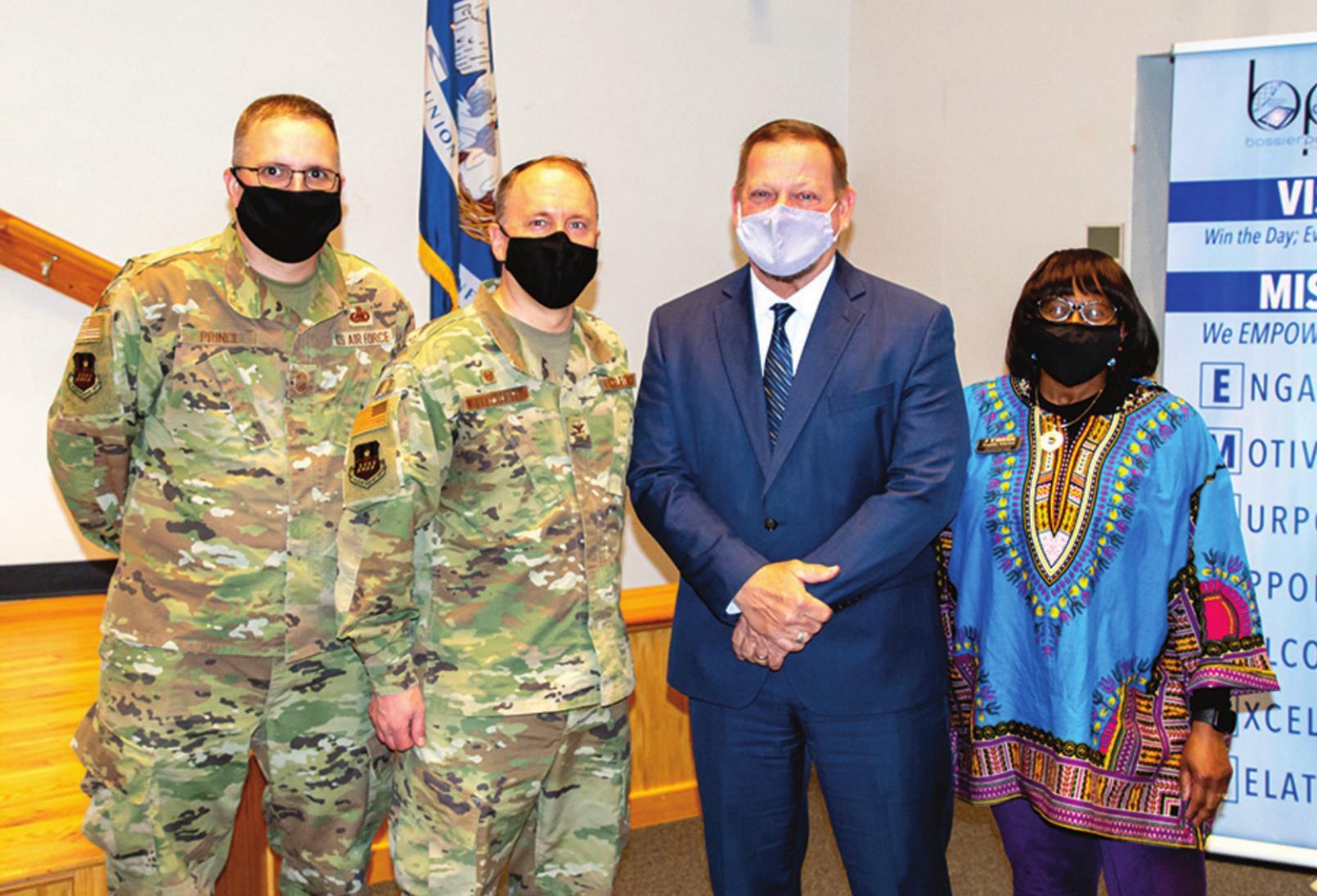 Superintendent Named Honorary Commander at Barksdale Air Force Base
