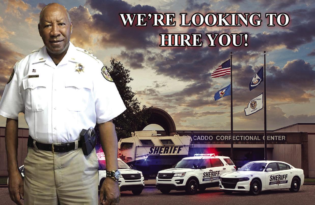 Caddo sheriff looking to hire 79; new incentives will include more pay!!