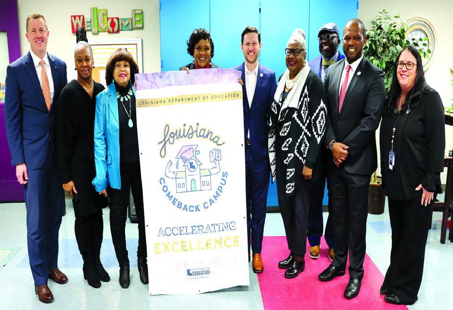 Atkins Recognized as Louisiana Comeback Campus School!