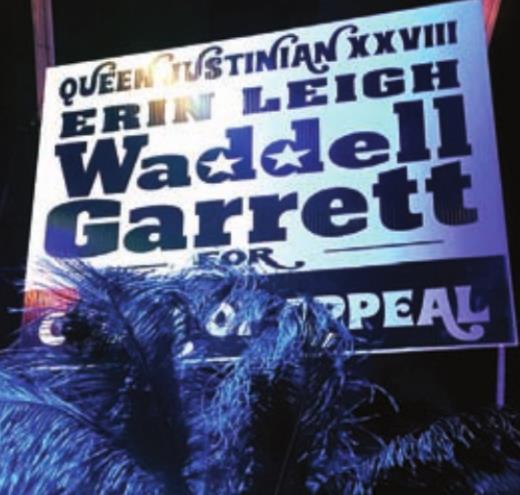 Big brouhaha over Judge Waddell Garret campaign signs at Justinian Ball