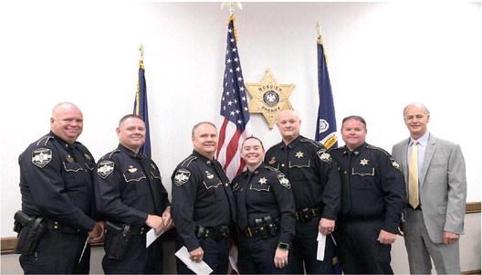 Sheriff Whittington promotes six corrections deputies
