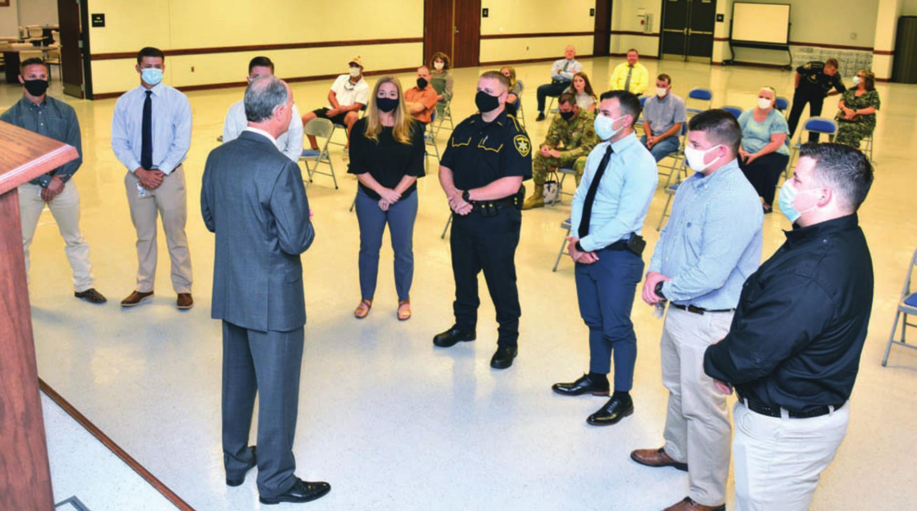 Bossier swears in eight deputies