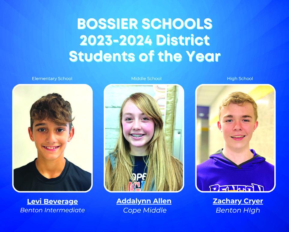 Bossier Parish 2023-24 Students of the Year Surprised Amid Fanfare!