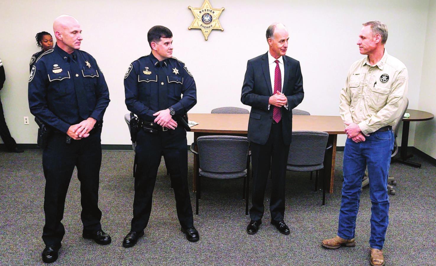 Three Bossier Parish sheriff’s deputies promoted