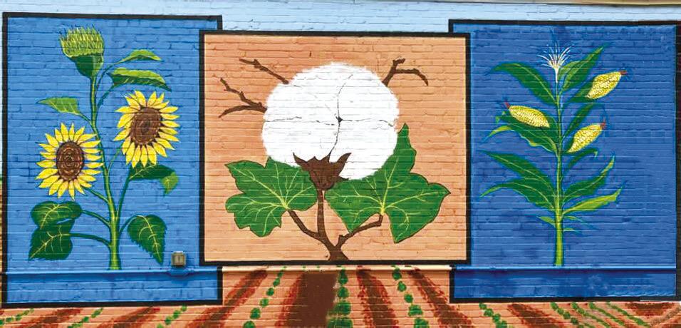 Red River Cross Roads Mural by Diane Long!