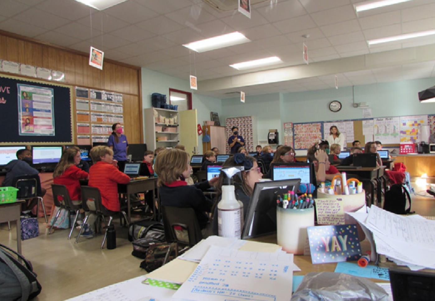 LSUS computer science faculty and students share 'Hour of Code' with Eden Gardens Magnet students