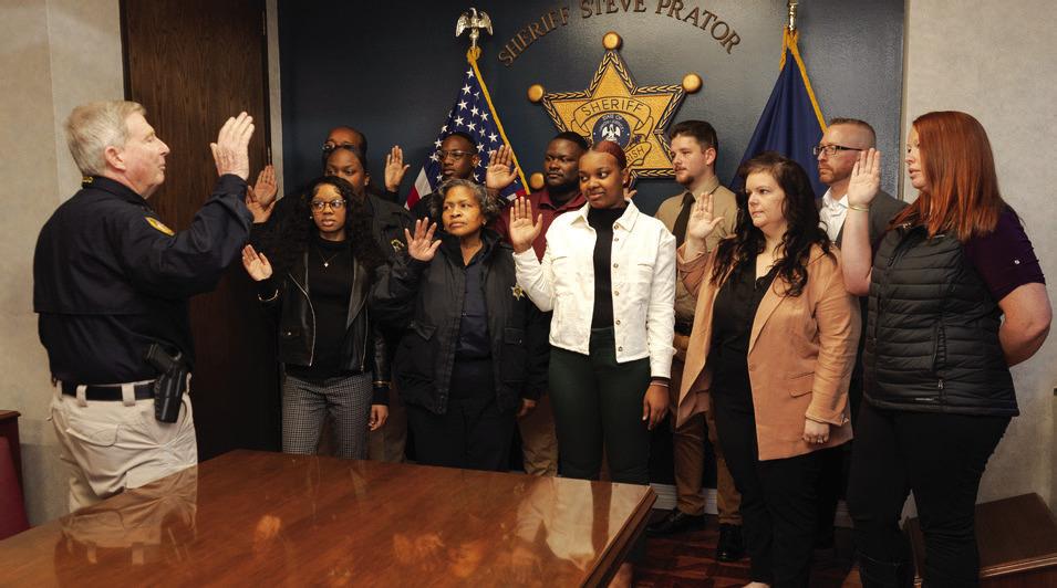 Sheriff Prator swears in new deputies!