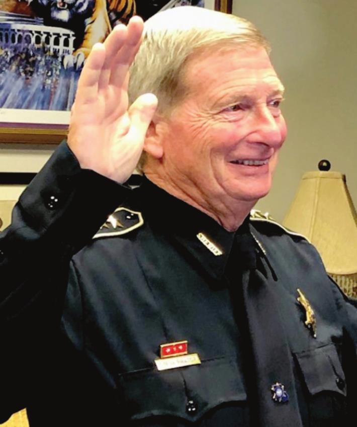Prator sworn in for sixth term as Caddo sheriff