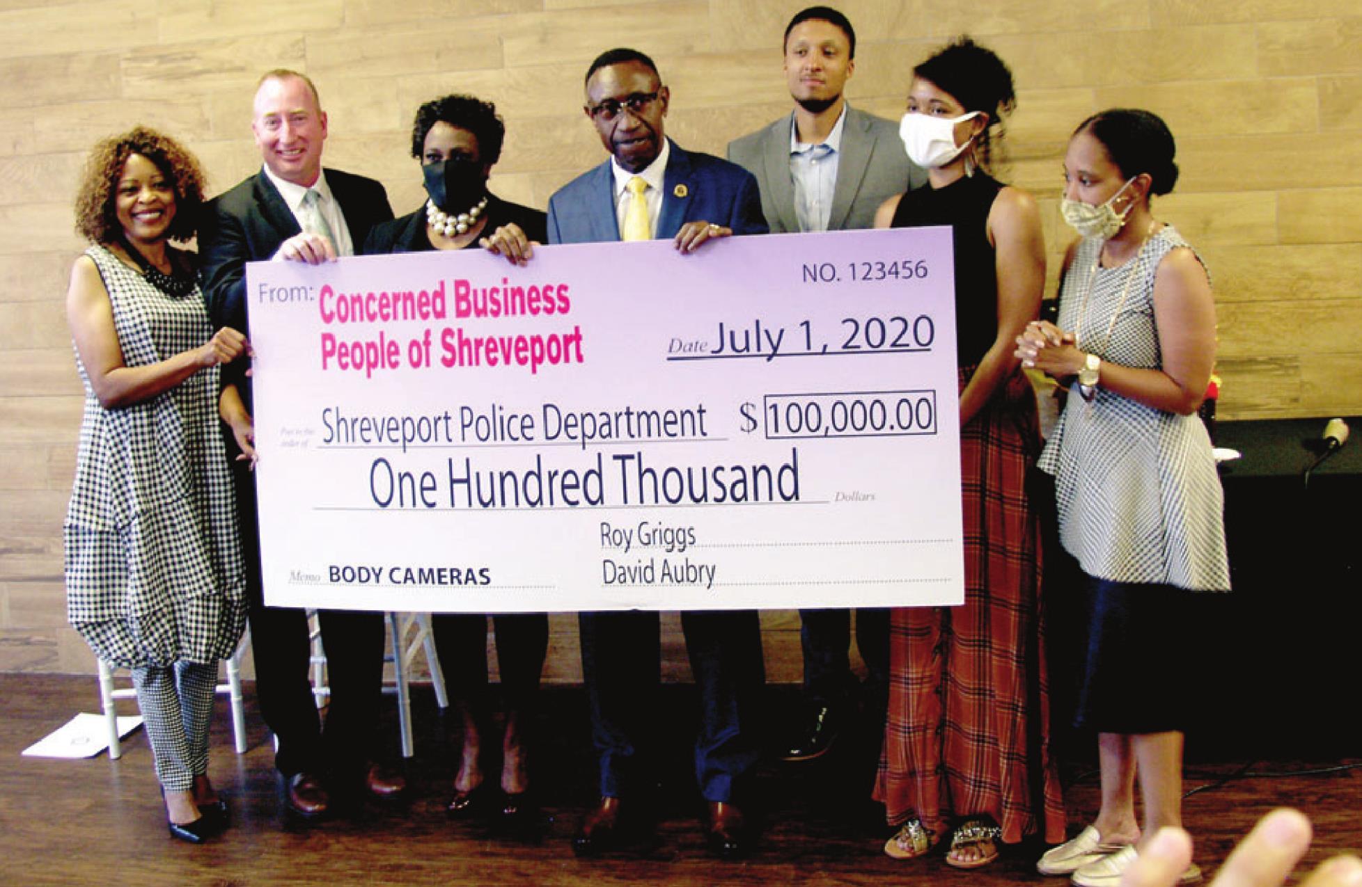 $100K donated for purchase of body cam