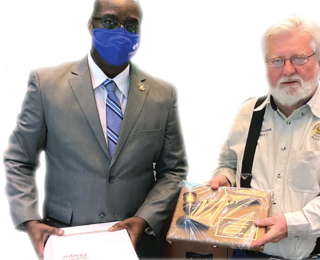 Changing of the gavel for Bossier Parish Police Jury