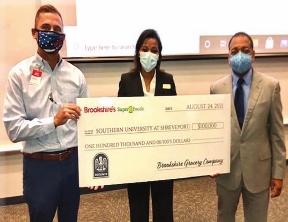 Brookshire’s donation becomes $100K endowment with board of regents match at SUSLA