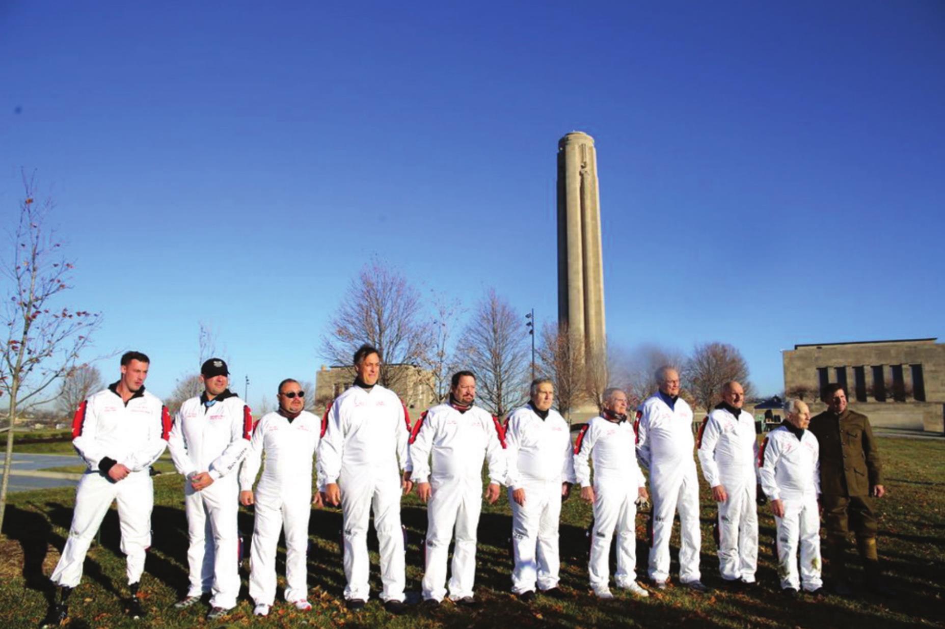 War vets celebrate Veterans Day with skydive