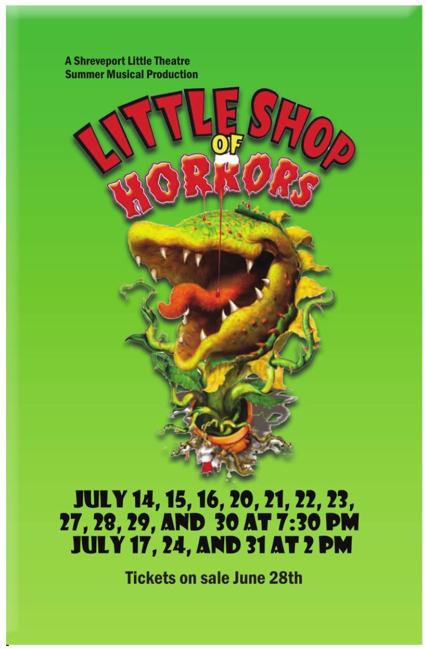 Summer musical opens Shreveport Little Theatre and Academy's 101st season