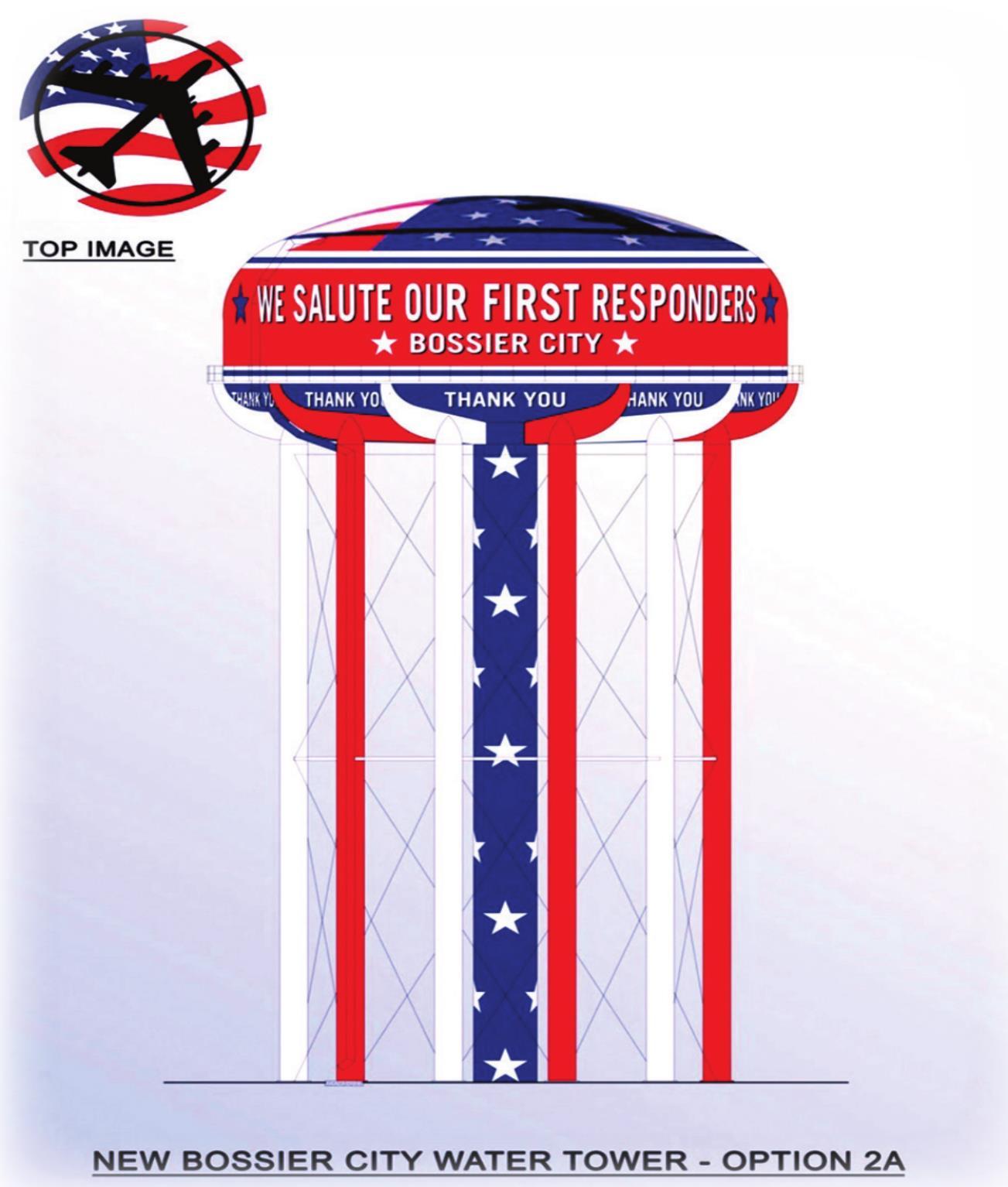 Bossier City to paint water tower