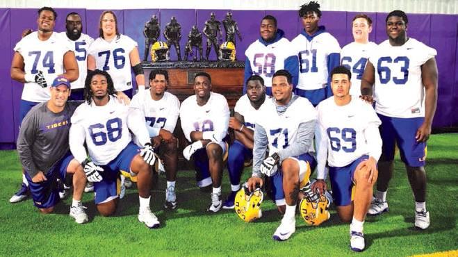 Largest trophy in college football will call LSU home for the next year