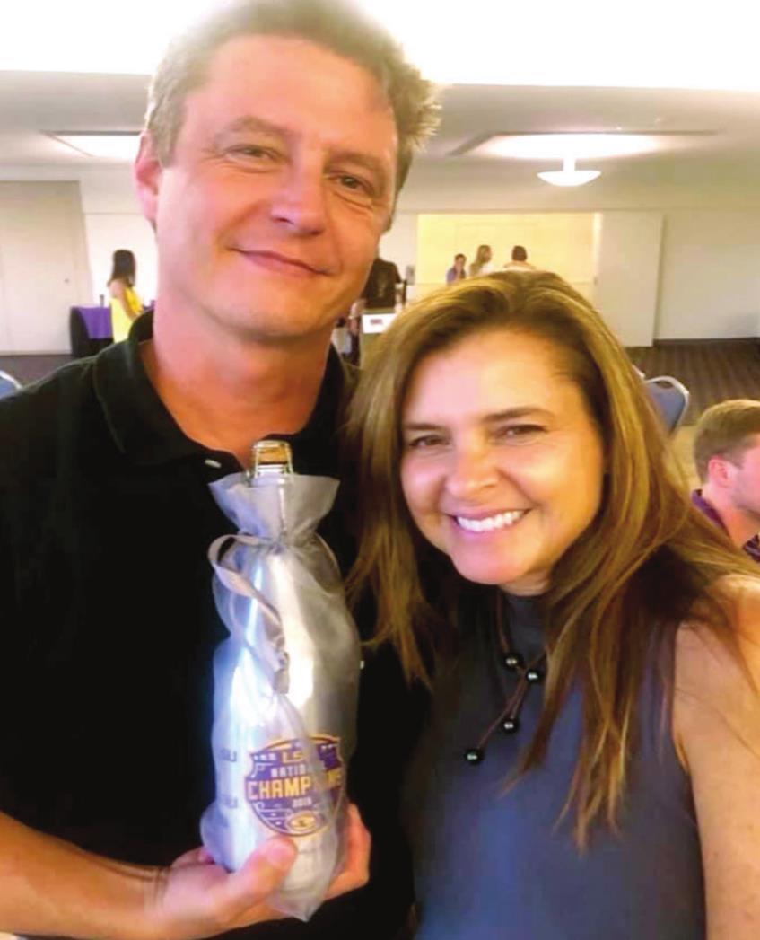 Tiger fans drinking bourbon for a good cause
