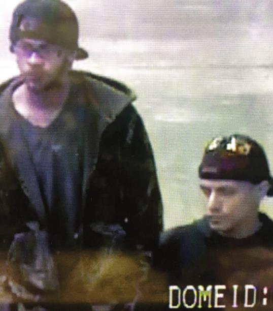 Theft suspects sought