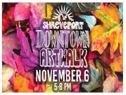 November Downtown Artwalk: artists, tours, history, glass-blowing, food, street dance and more!