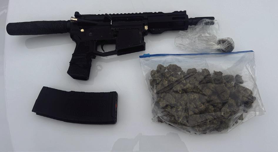 Traffic Stop Uncovers AR-Style Rifle, Nearly 89 Grams of Marijuana