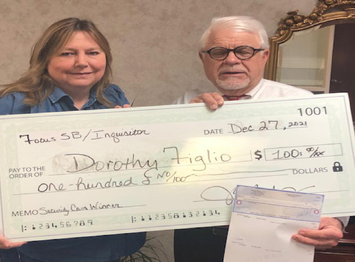 Figlio Tree Service this week's $100 winner