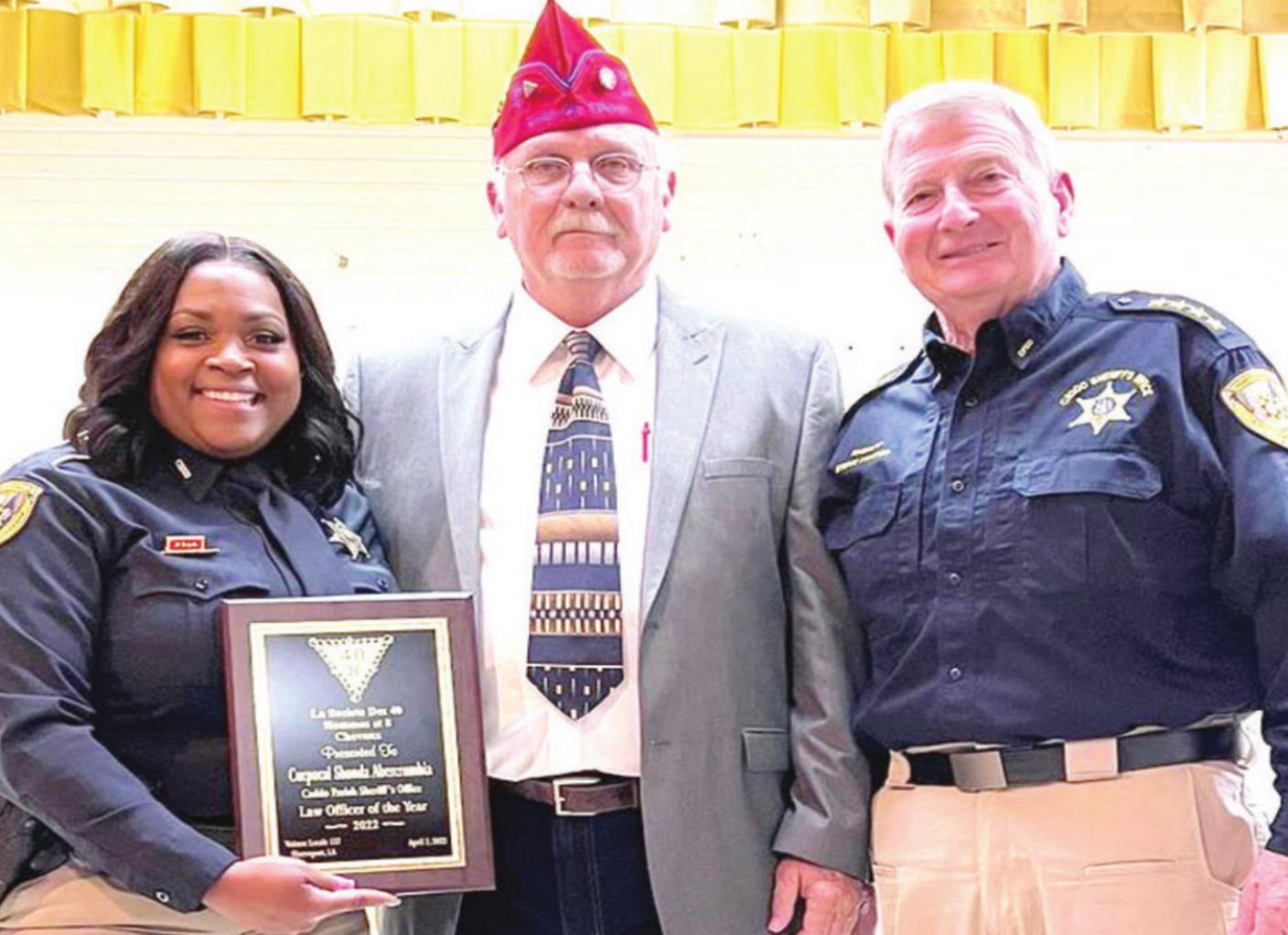 Caddo sheriff's deputy is Law Officer of Year