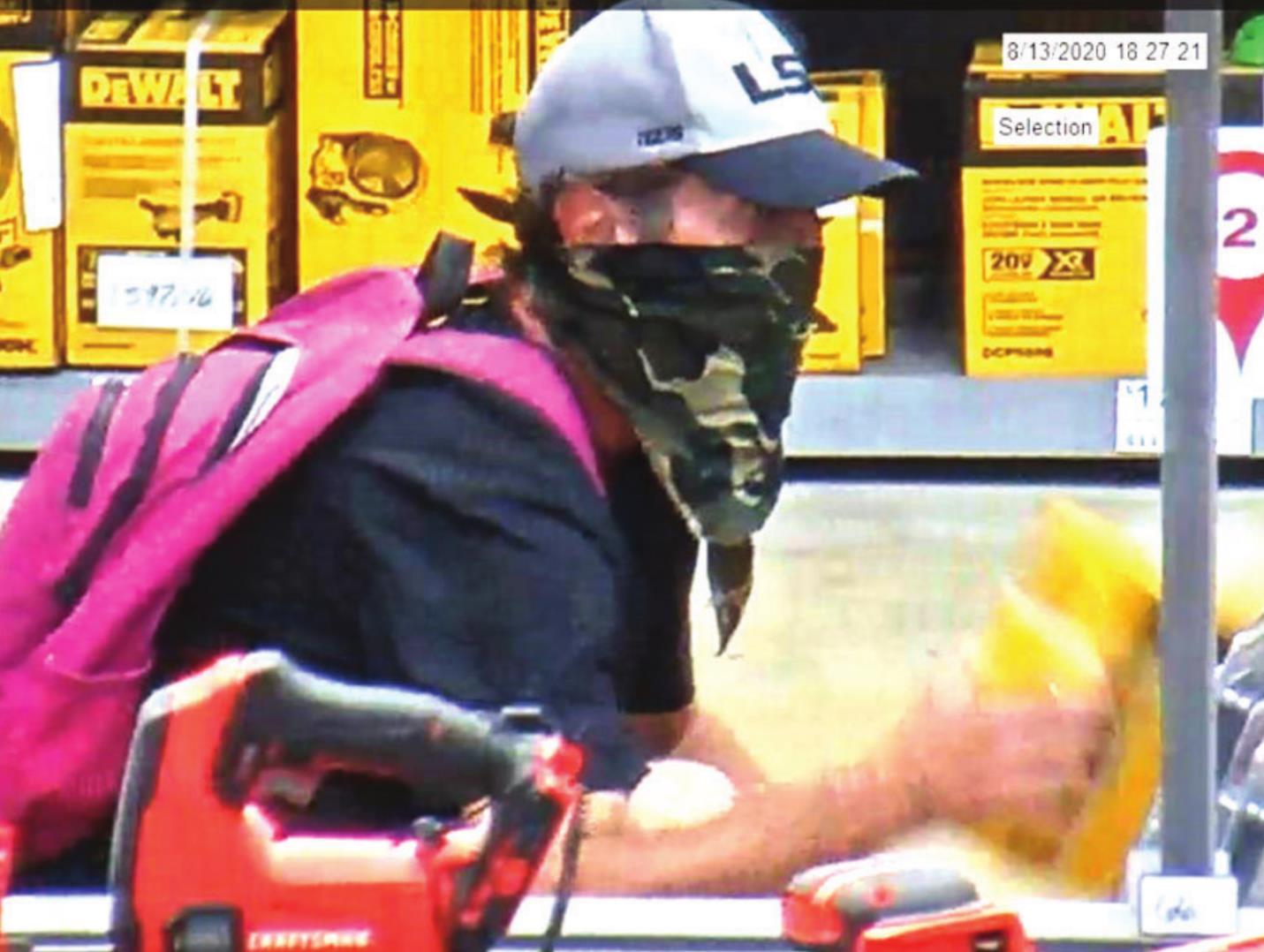 ID of theft suspect sought