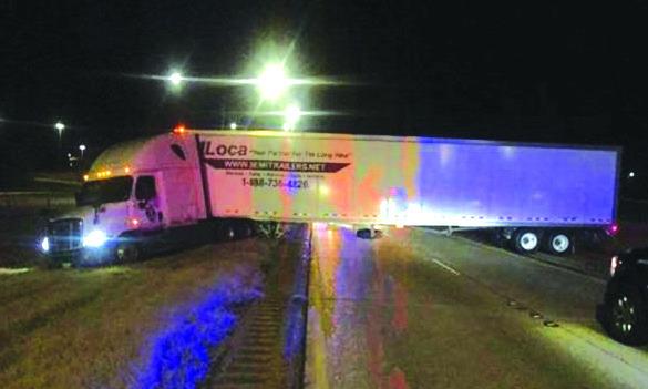 18-wheeler driver arrested after jackknifing in I-20 construction zone!