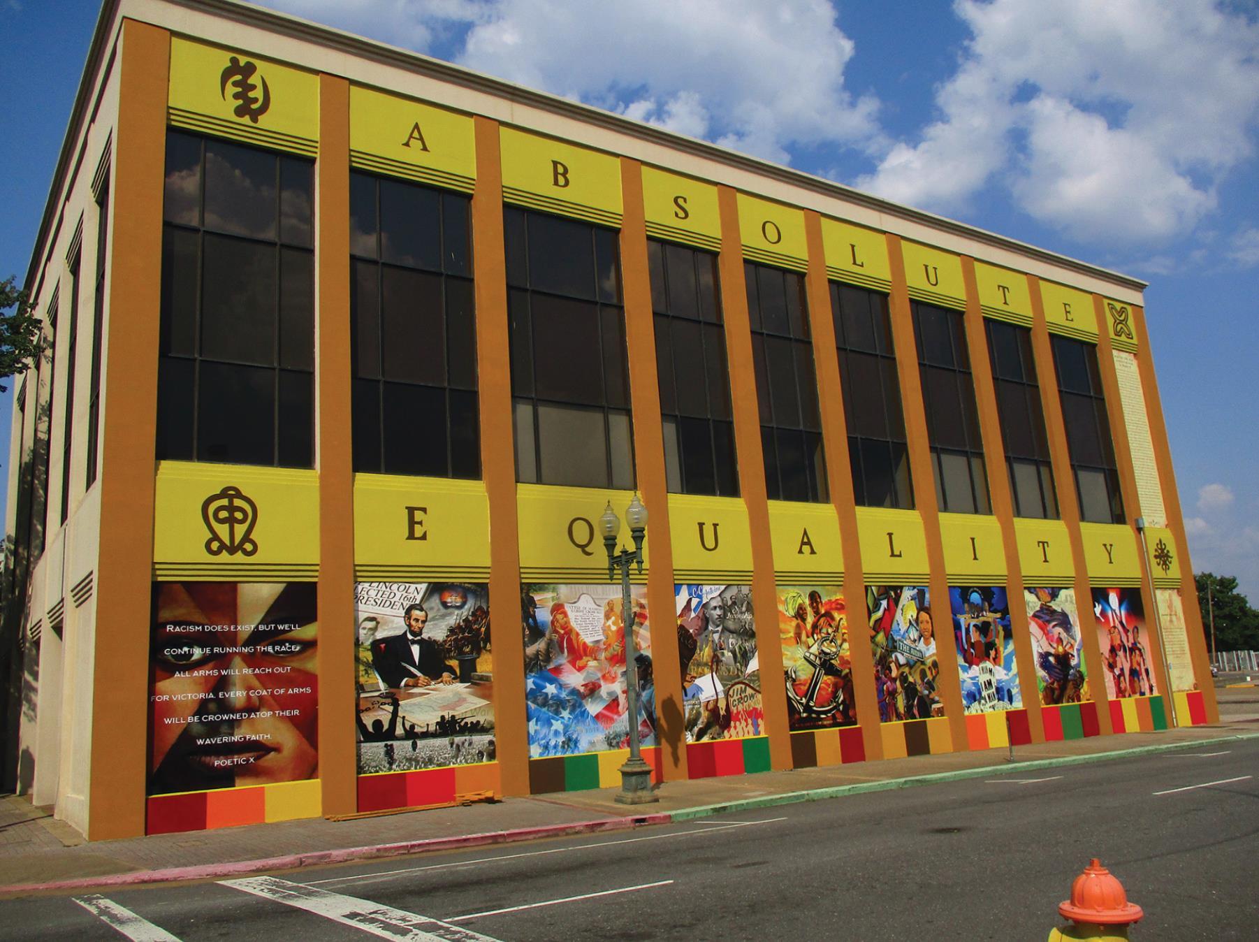 Juneteenth mural brightens up downtown
