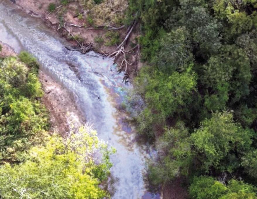 Deputies respond to oil spill on Twelve Mile Bayou