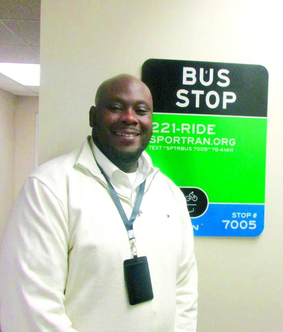 Dinero Washington keeps the buses running at SporTran