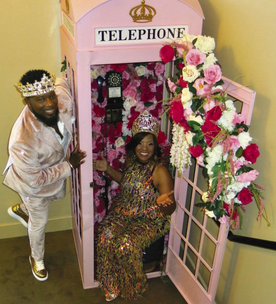 Mardi Gras Krewe Harambee King XXII LaTari Fleming and Queen Kathy Green