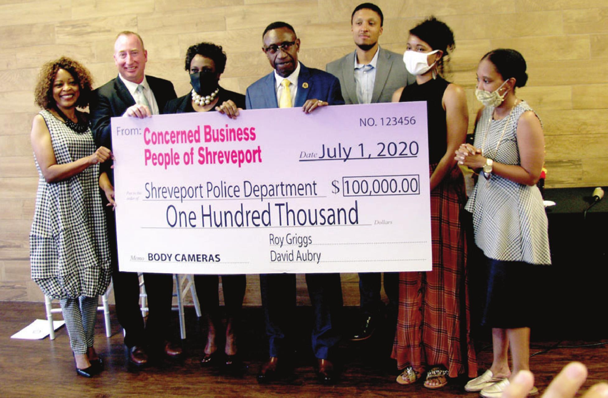 $100K donated for purchase of body cams