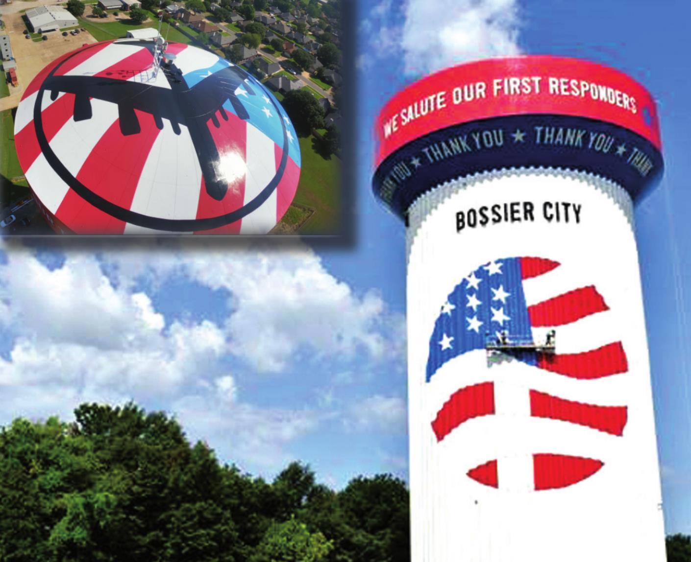 Newly painted Bossier City water tower up for Tank of the Year - Cast Your Vote!!!