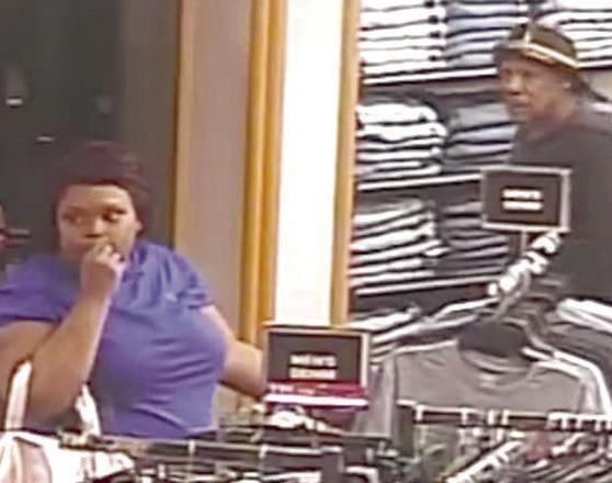 Dillard's theft suspects sought