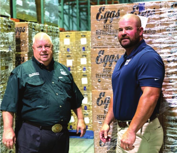 Egg donation to Louisiana food banks